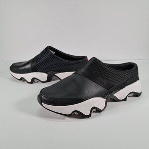 Sorel Kinetic Impact II Mule Women 8.5 Black Slip On Sneakers NL4995-010